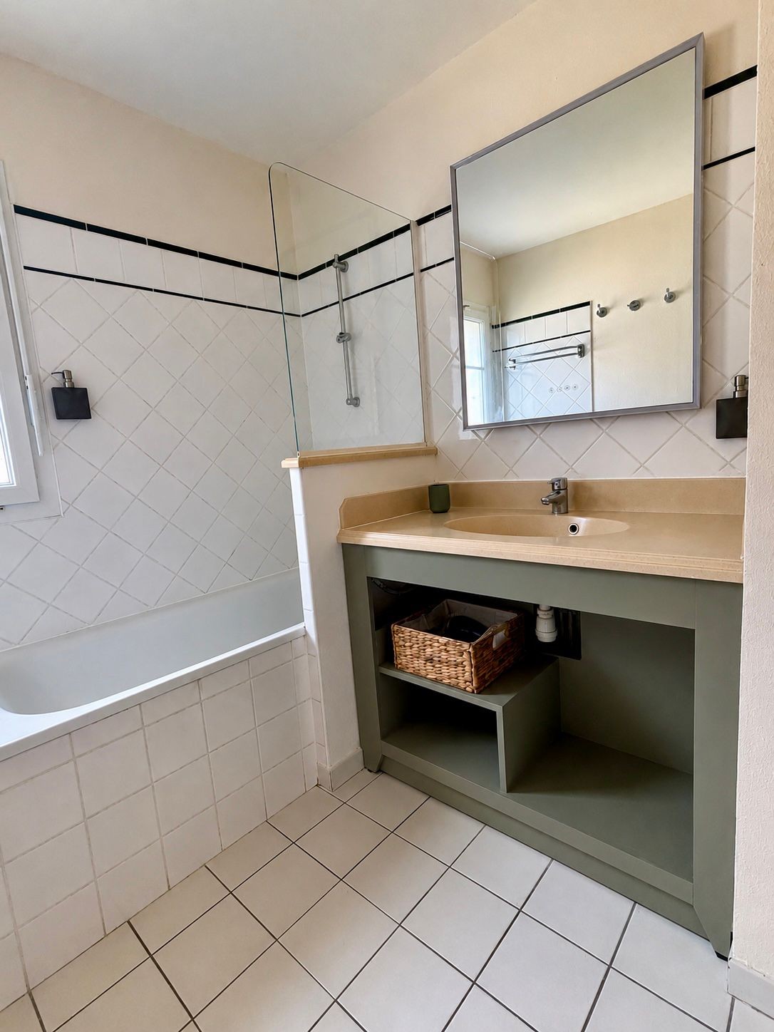Salle de bains à l'étage